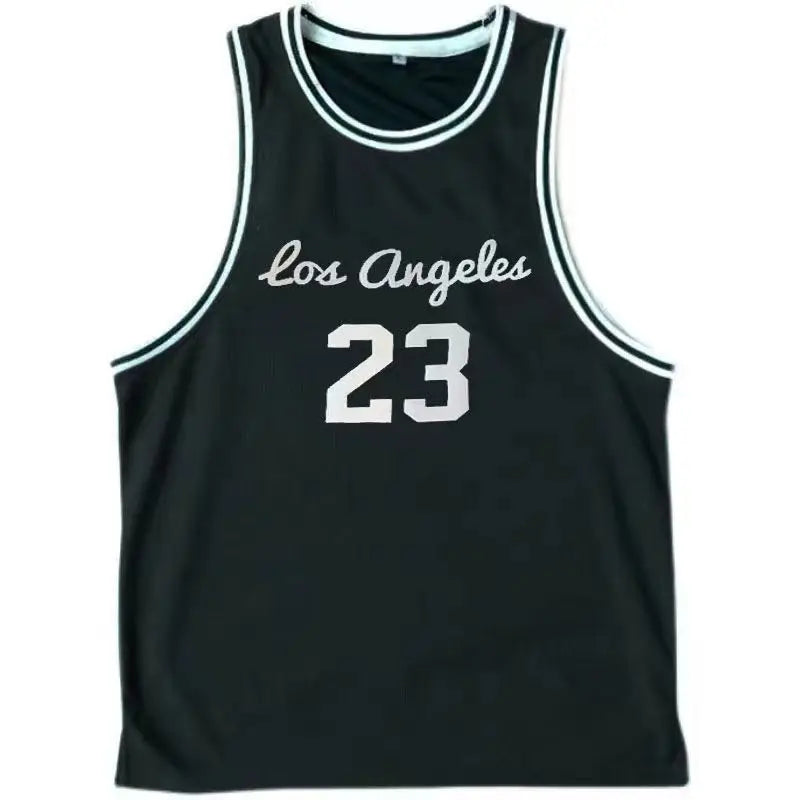 American Vest Men's Jersey Sleeveless T-shirt Men's Retro Basketball Jersey Training Fitness Sports Vest Top Quick Dry