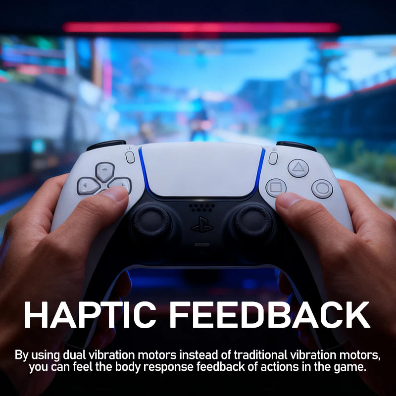 100% Original Sony PS5 Controller DualSense Wireless Controller Bluetooth Gamepad with Haptic Feedback for PlayStation 5